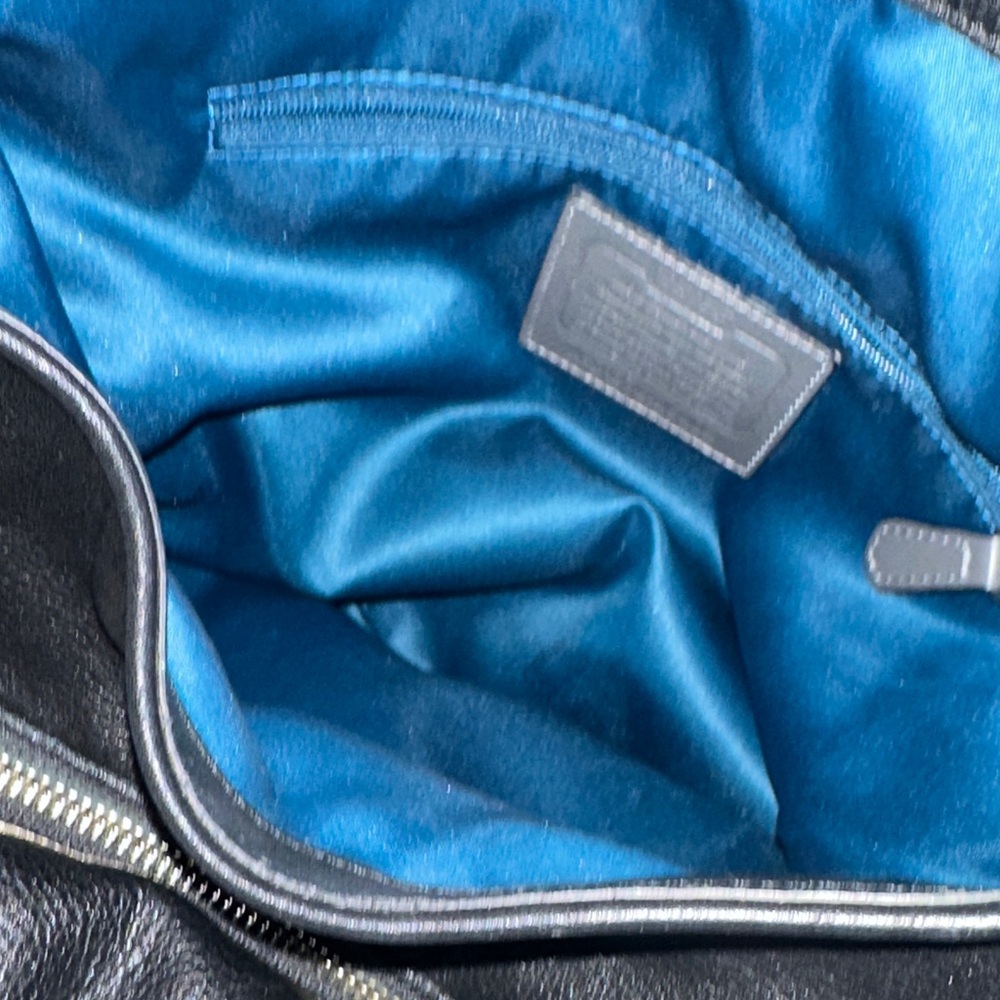 Coach Madison Black Signature Hobo Shoulder Bag - Picture 12 of 14